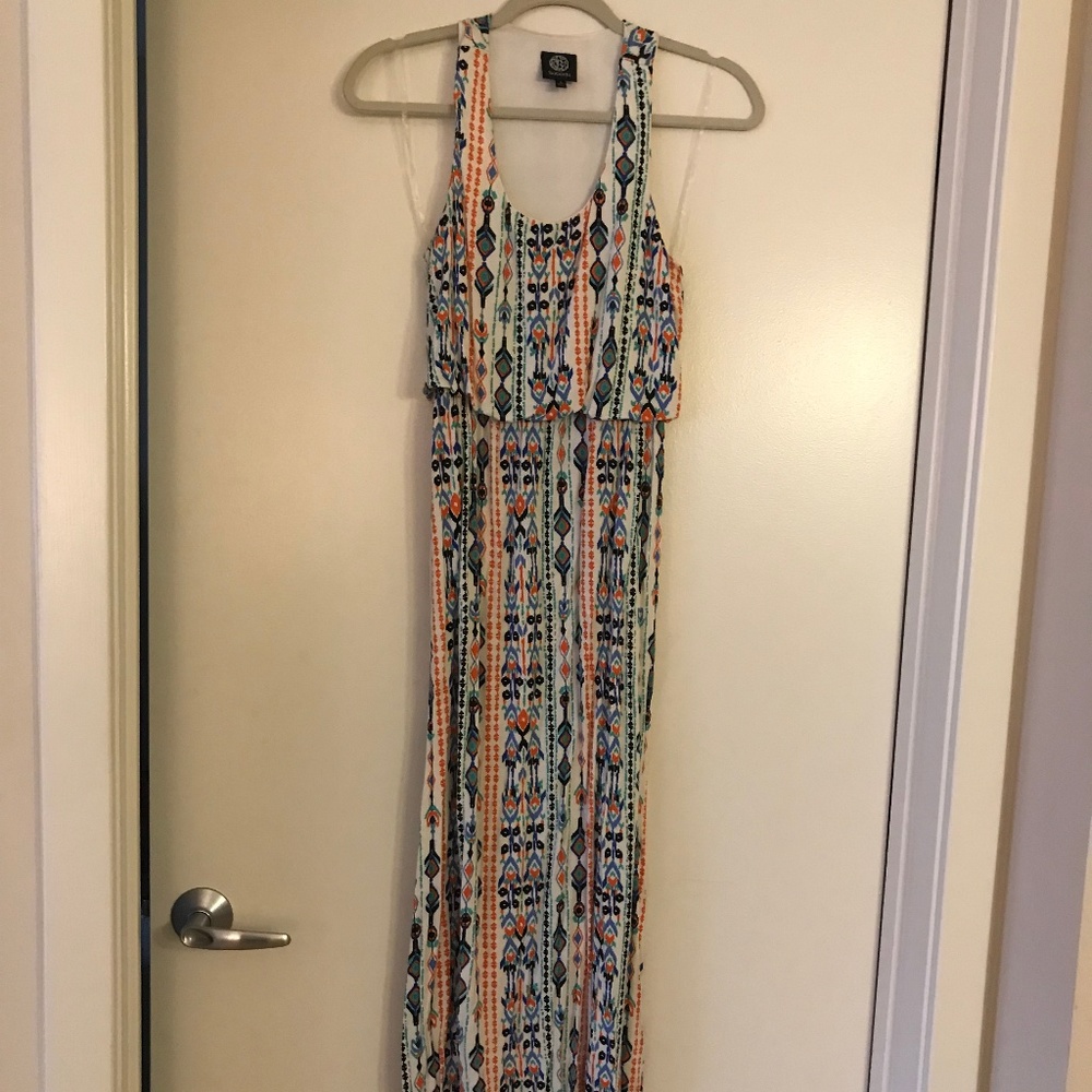 Bobeau Sleeveless Maxi Print Dress - Picture 2 of 4
